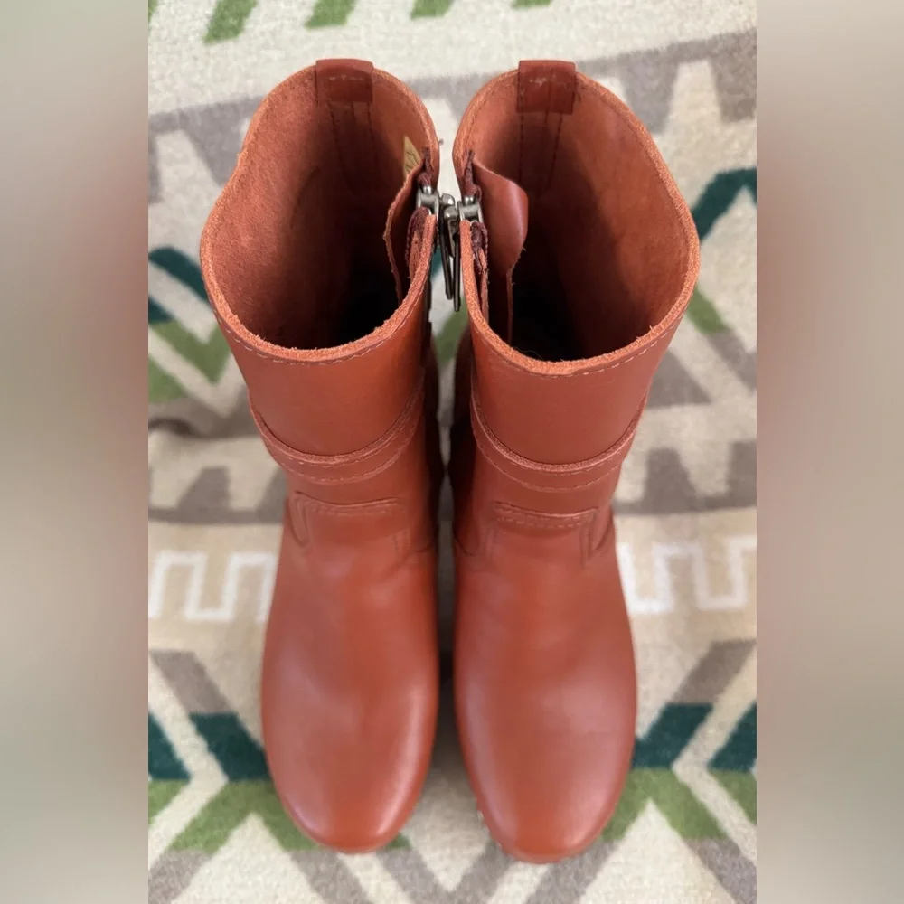 Swedish Hasbeens Tan Leather Booties - Picture 11 of 15